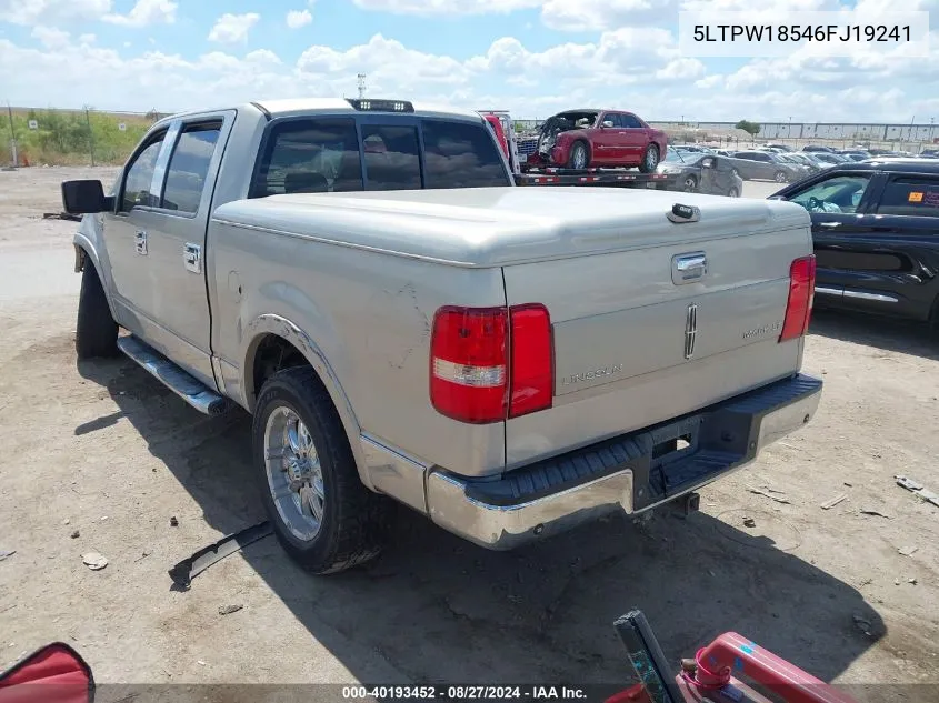 5LTPW18546FJ19241 2006 Lincoln Mark Lt