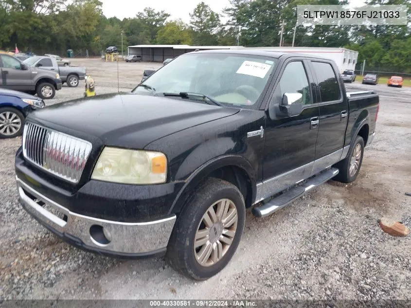 2006 Lincoln Mark Lt VIN: 5LTPW18576FJ21033 Lot: 40330581