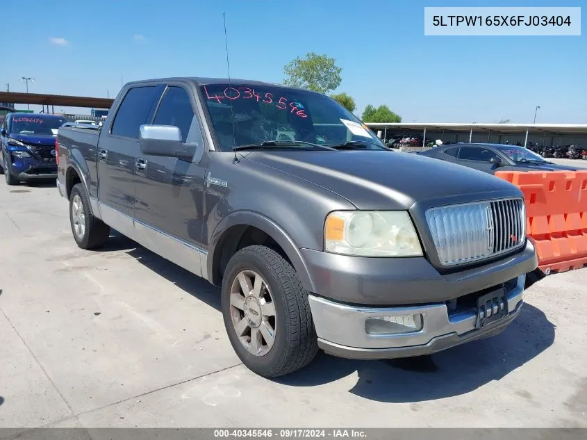 5LTPW165X6FJ03404 2006 Lincoln Mark Lt