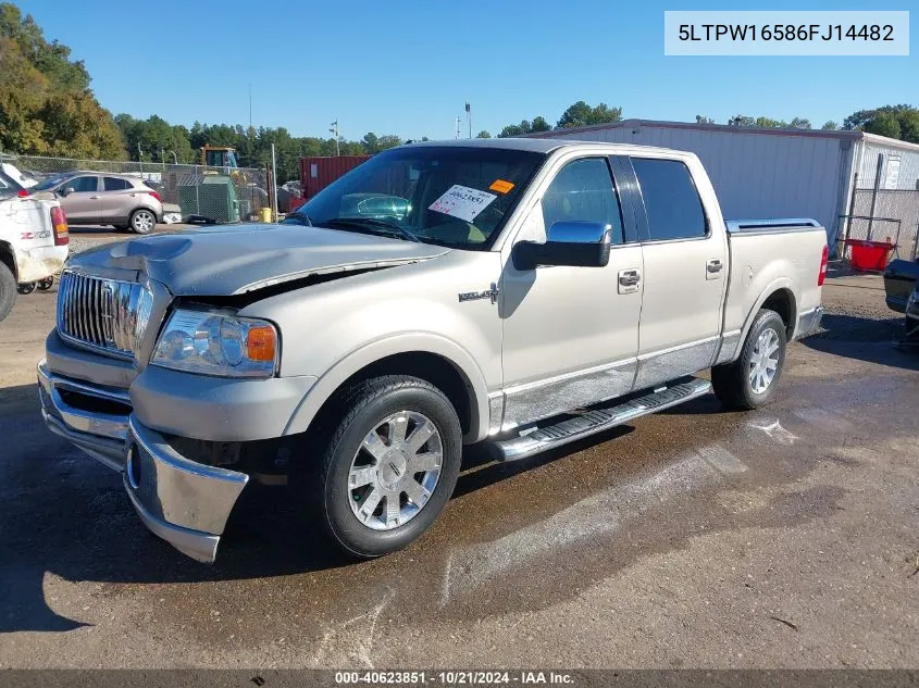 2006 Lincoln Mark Lt VIN: 5LTPW16586FJ14482 Lot: 40623851