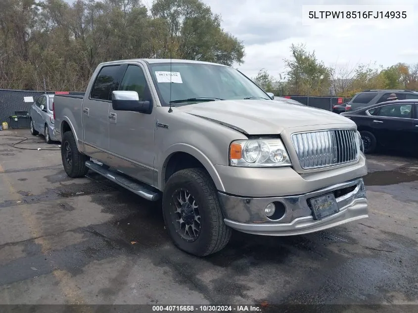 2006 Lincoln Mark Lt VIN: 5LTPW18516FJ14935 Lot: 40715658