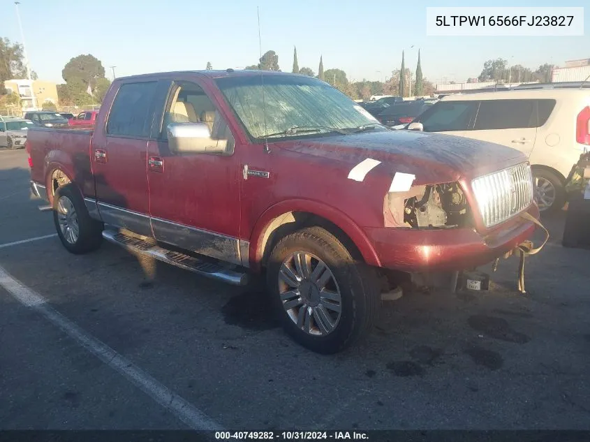 2006 Lincoln Mark Lt VIN: 5LTPW16566FJ23827 Lot: 40749282