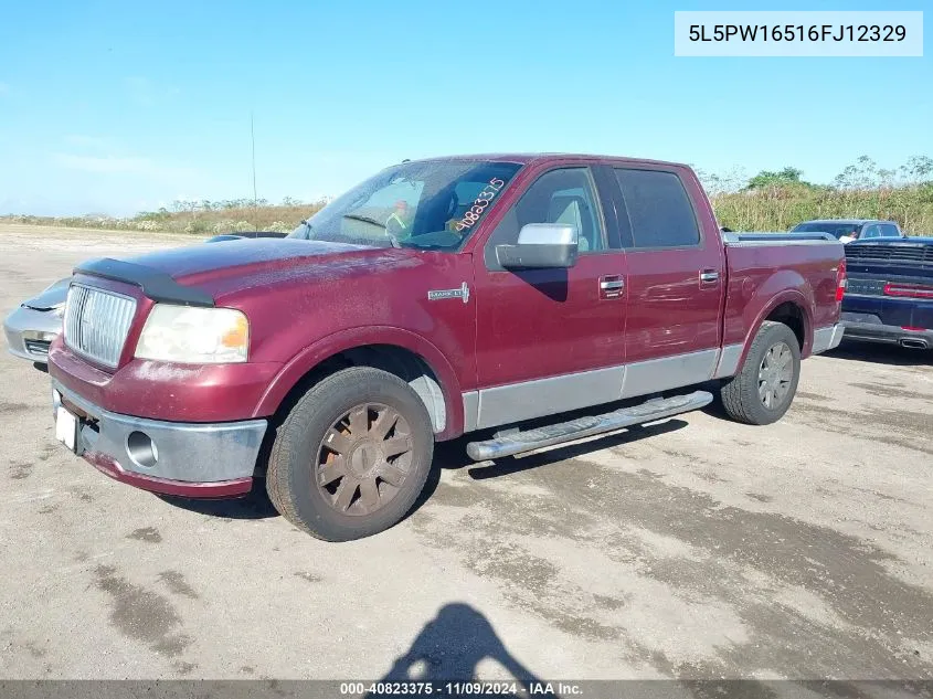 2006 Lincoln Mark Lt VIN: 5L5PW16516FJ12329 Lot: 40823375