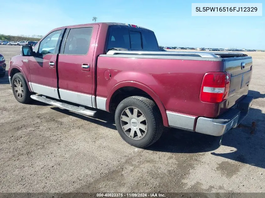 2006 Lincoln Mark Lt VIN: 5L5PW16516FJ12329 Lot: 40823375