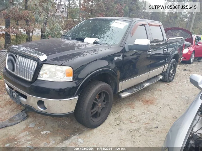 2006 Lincoln Mark Lt VIN: 5LTPW18536FJ25645 Lot: 40840054