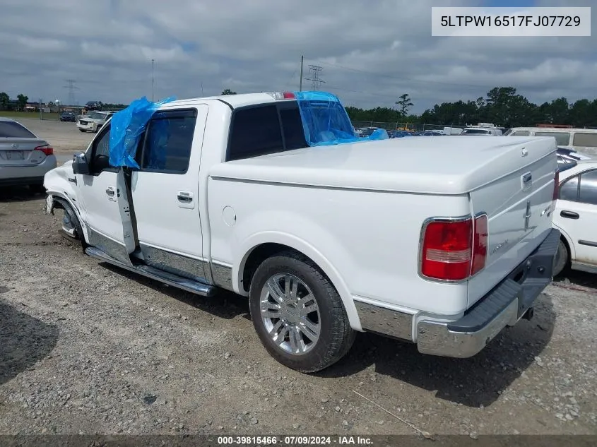 2007 Lincoln Mark Lt VIN: 5LTPW16517FJ07729 Lot: 39815466