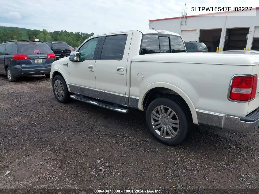 2007 Lincoln Mark Lt VIN: 5LTPW16547FJ08227 Lot: 40473090