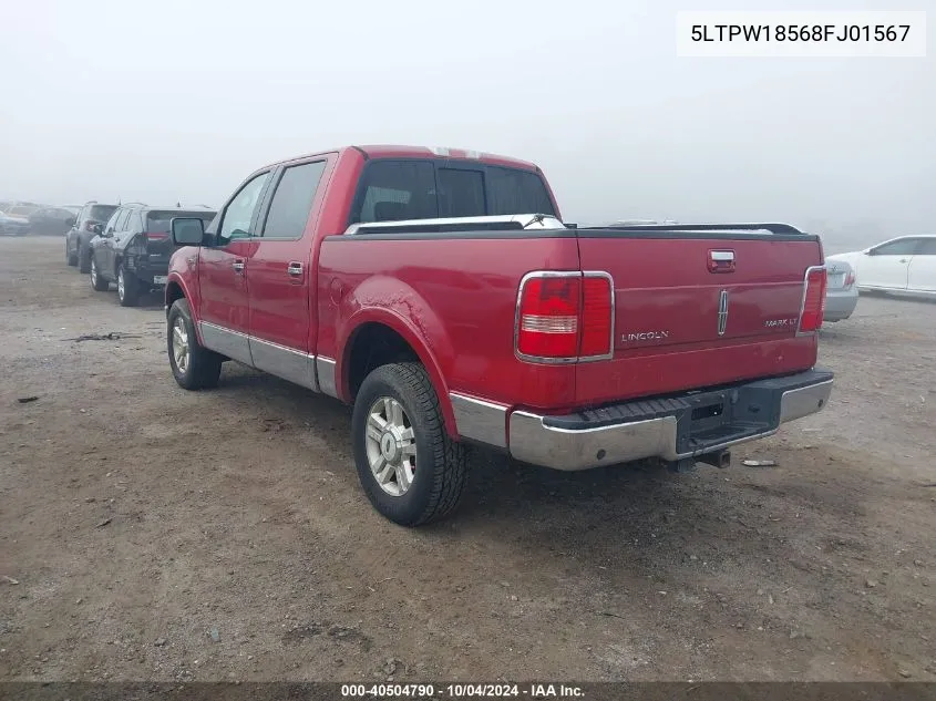 5LTPW18568FJ01567 2008 Lincoln Mark Lt