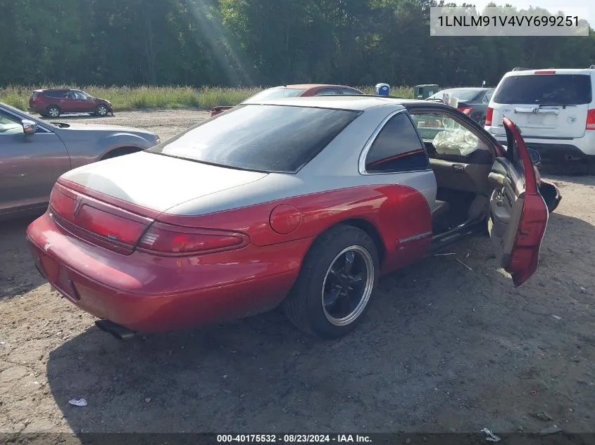 1997 Lincoln Mark Viii VIN: 1LNLM91V4VY699251 Lot: 40175532