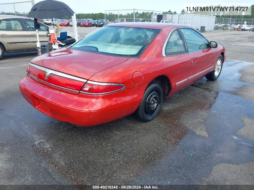 1LNFM91V7WY714727 1998 Lincoln Mark Viii