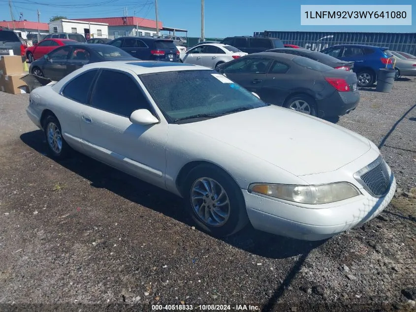 1998 Lincoln Mark Viii Lsc VIN: 1LNFM92V3WY641080 Lot: 40518833