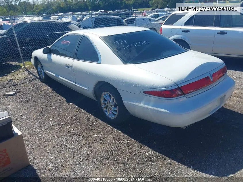 1998 Lincoln Mark Viii Lsc VIN: 1LNFM92V3WY641080 Lot: 40518833