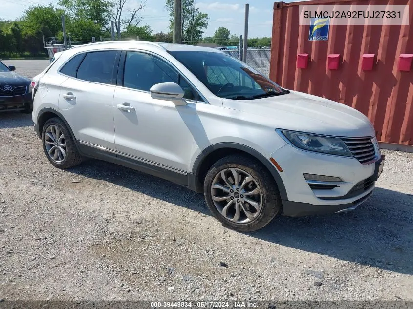 5LMCJ2A92FUJ27331 2015 Lincoln Mkc