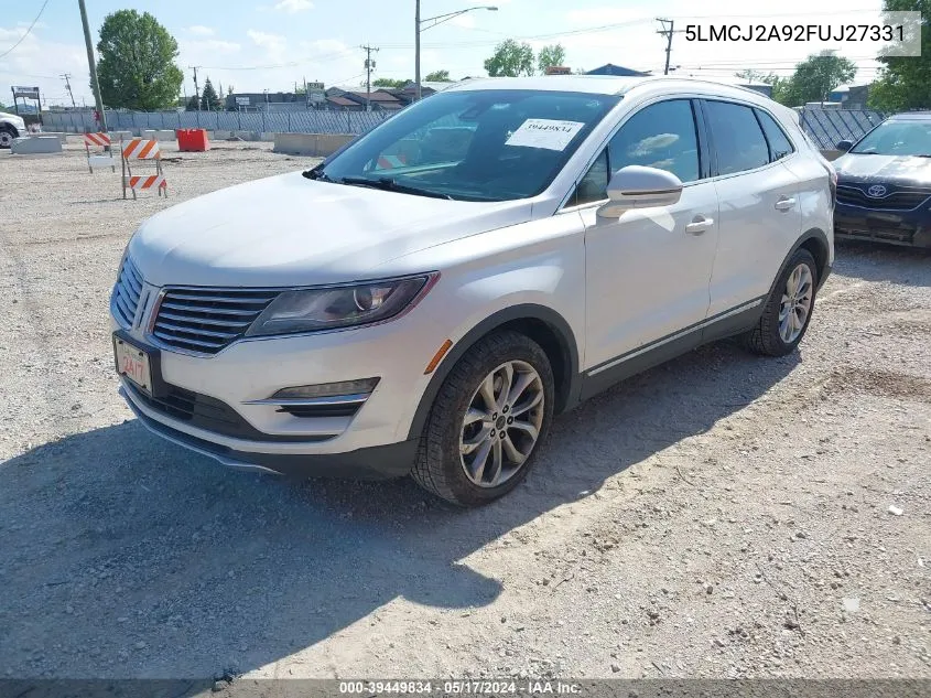 5LMCJ2A92FUJ27331 2015 Lincoln Mkc