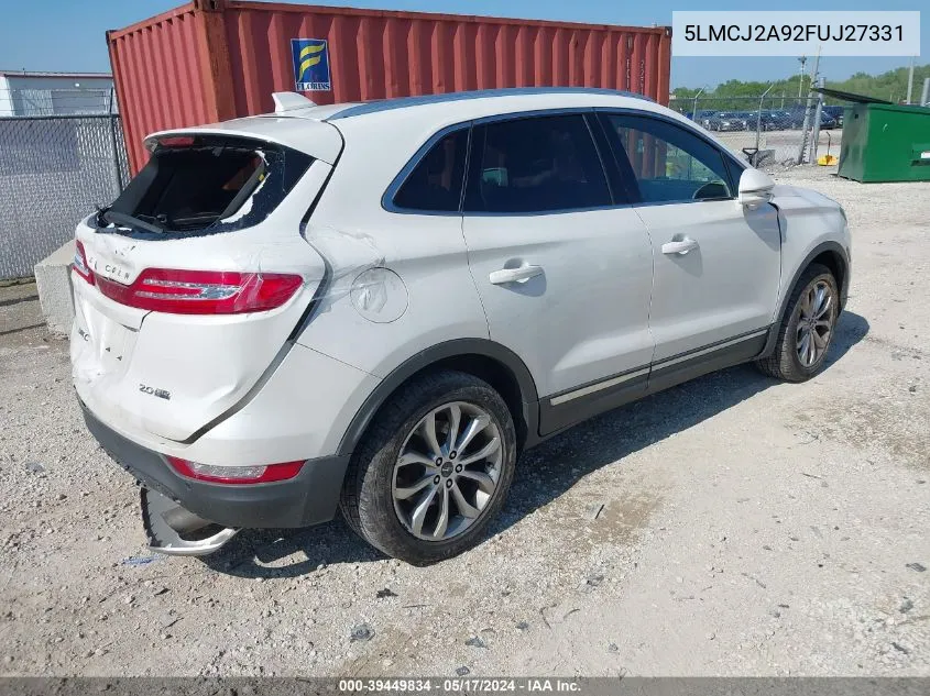 5LMCJ2A92FUJ27331 2015 Lincoln Mkc