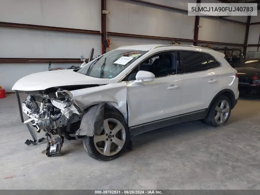 5LMCJ1A90FUJ40783 2015 Lincoln Mkc