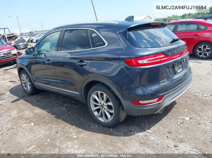 2015 Lincoln Mkc VIN: 5LMCJ2A94FUJ19554 Lot: 39848676