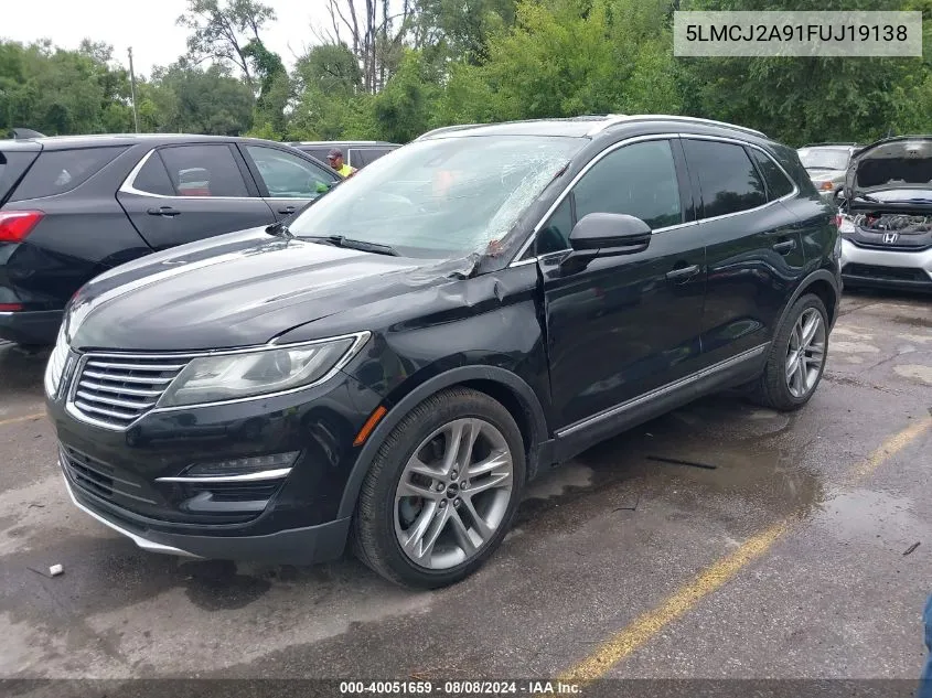 5LMCJ2A91FUJ19138 2015 Lincoln Mkc