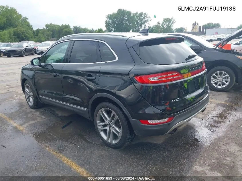 5LMCJ2A91FUJ19138 2015 Lincoln Mkc