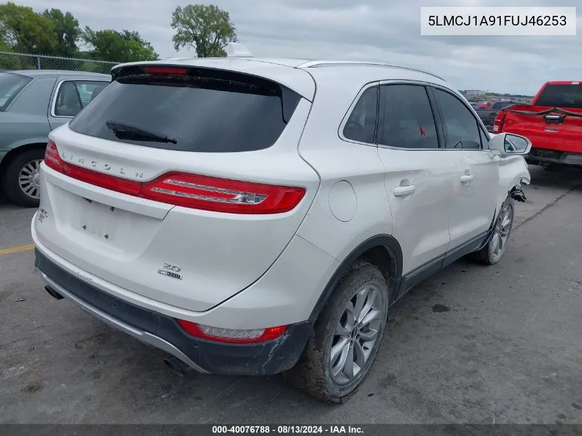 2015 Lincoln Mkc VIN: 5LMCJ1A91FUJ46253 Lot: 40076788