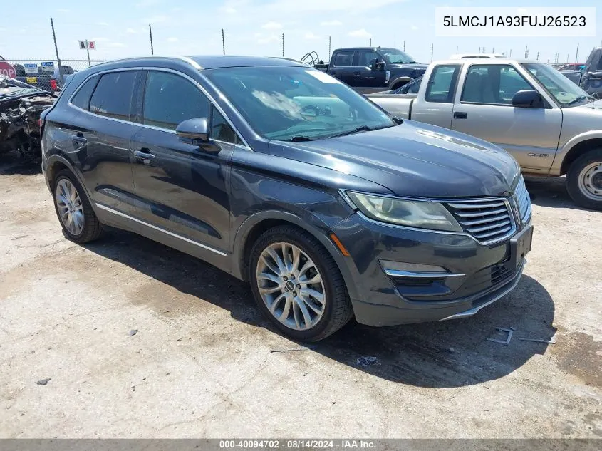 5LMCJ1A93FUJ26523 2015 Lincoln Mkc