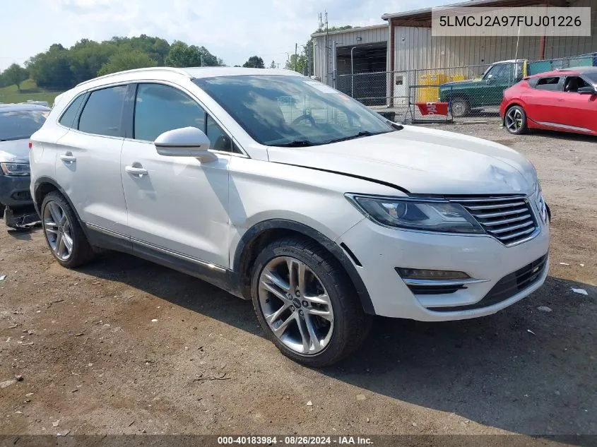 2015 Lincoln Mkc VIN: 5LMCJ2A97FUJ01226 Lot: 40183984