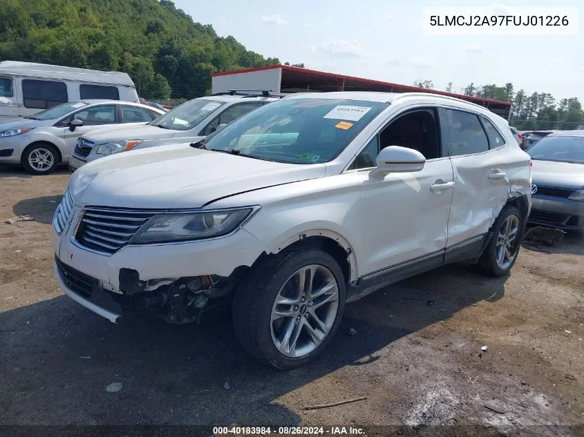 5LMCJ2A97FUJ01226 2015 Lincoln Mkc