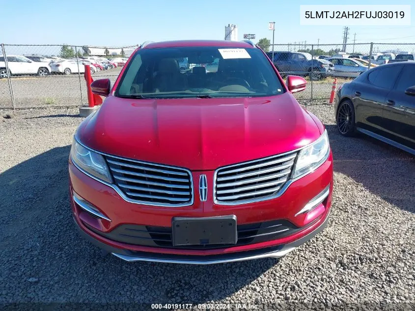 5LMTJ2AH2FUJ03019 2015 Lincoln Mkc