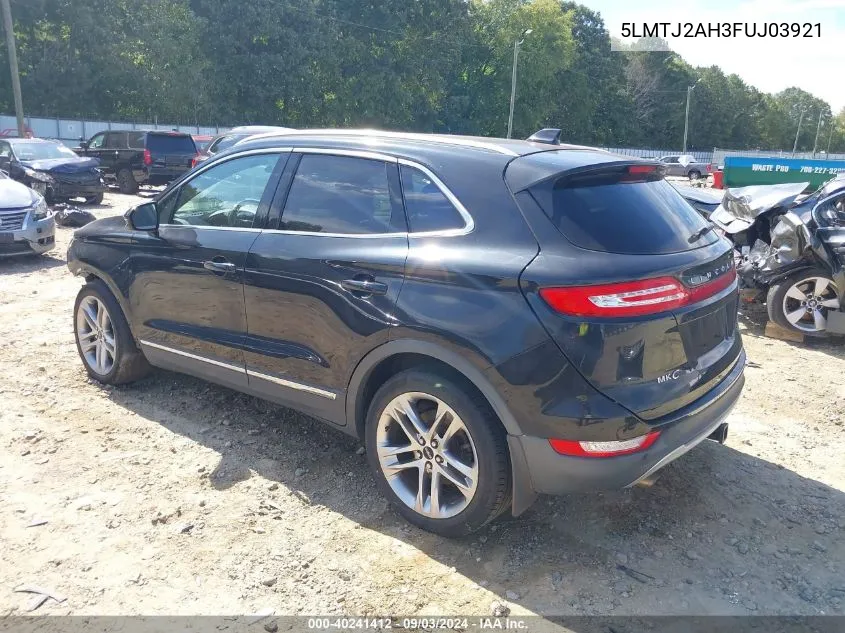 5LMTJ2AH3FUJ03921 2015 Lincoln Mkc