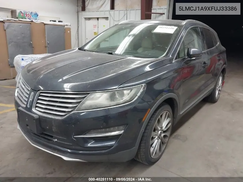 5LMCJ1A9XFUJ33386 2015 Lincoln Mkc