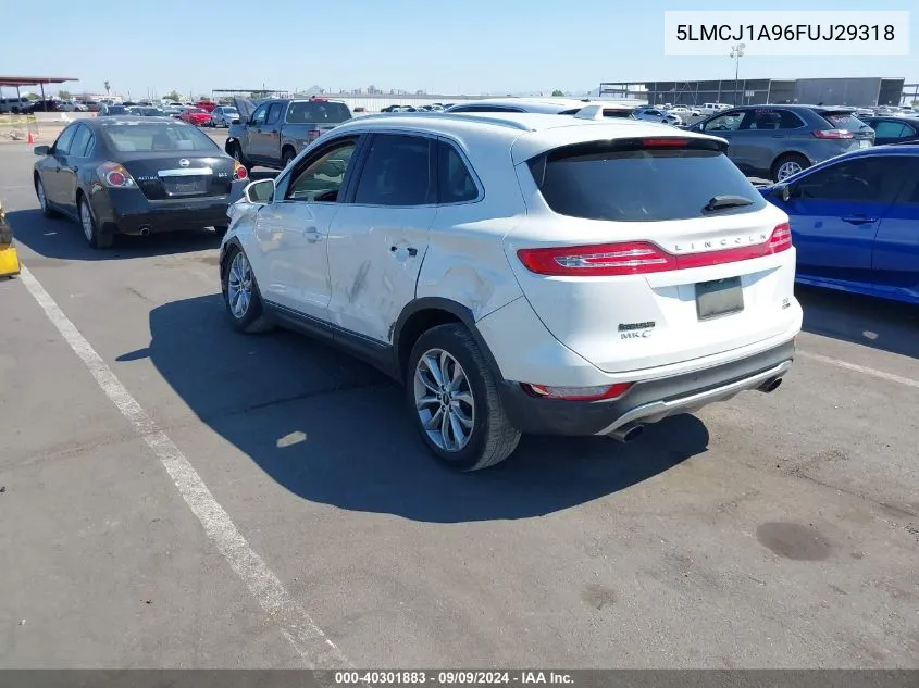 2015 Lincoln Mkc VIN: 5LMCJ1A96FUJ29318 Lot: 40301883