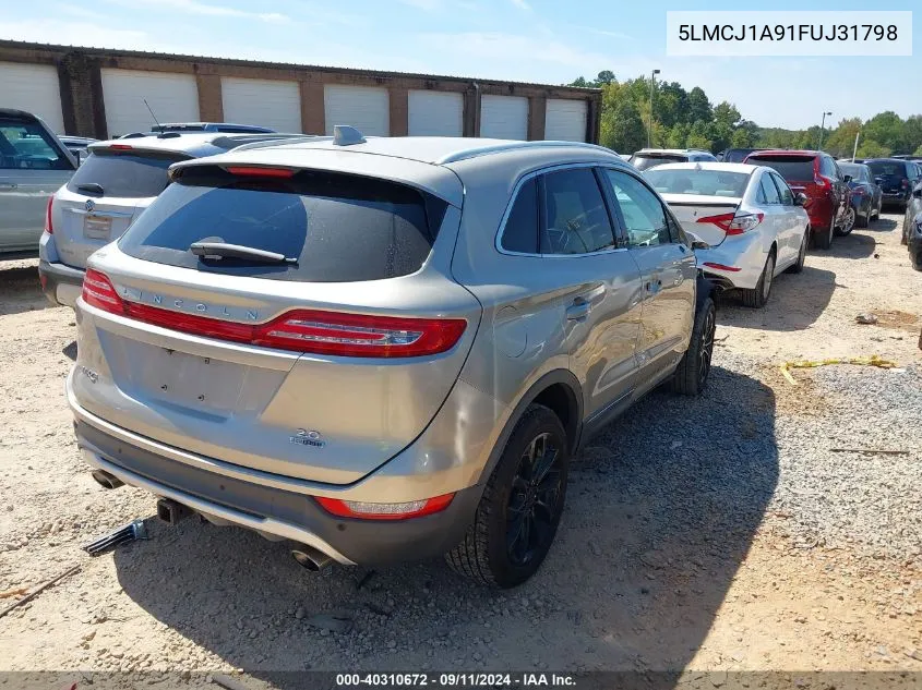 2015 Lincoln Mkc VIN: 5LMCJ1A91FUJ31798 Lot: 40310672