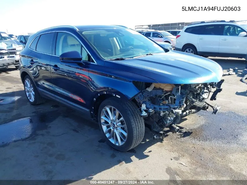 5LMCJ1A94FUJ20603 2015 Lincoln Mkc