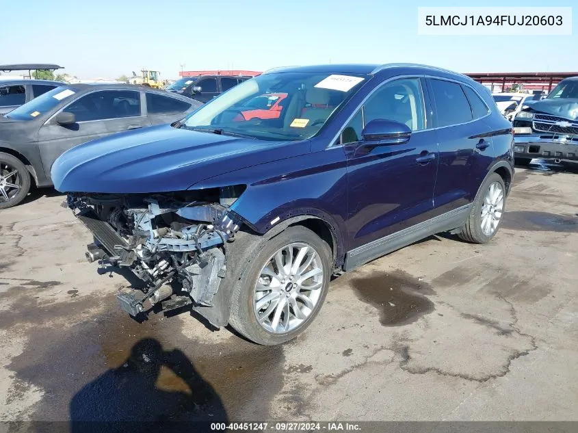 5LMCJ1A94FUJ20603 2015 Lincoln Mkc