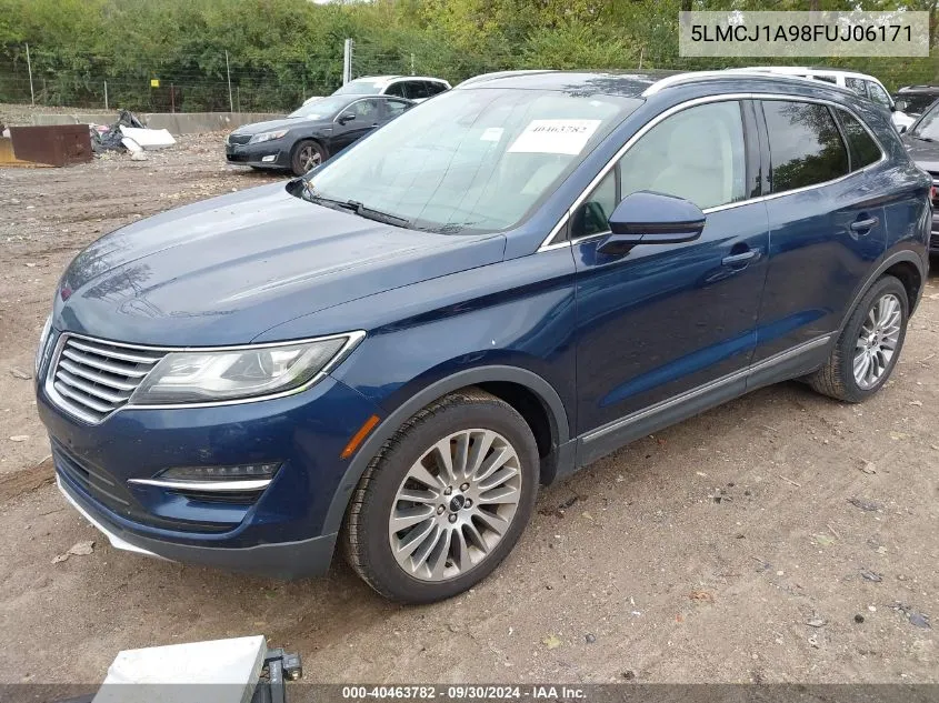 2015 Lincoln Mkc VIN: 5LMCJ1A98FUJ06171 Lot: 40463782