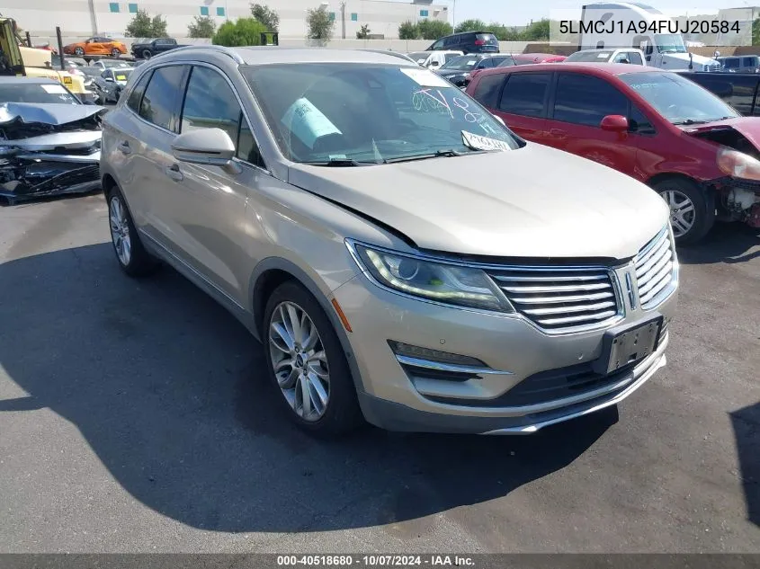 2015 Lincoln Mkc VIN: 5LMCJ1A94FUJ20584 Lot: 40518680