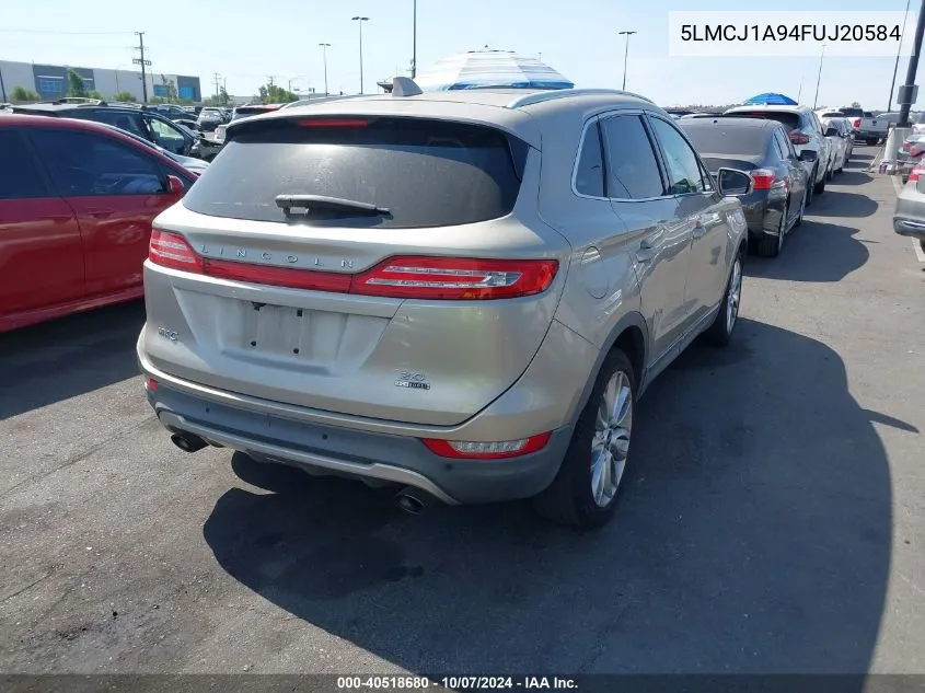 2015 Lincoln Mkc VIN: 5LMCJ1A94FUJ20584 Lot: 40518680