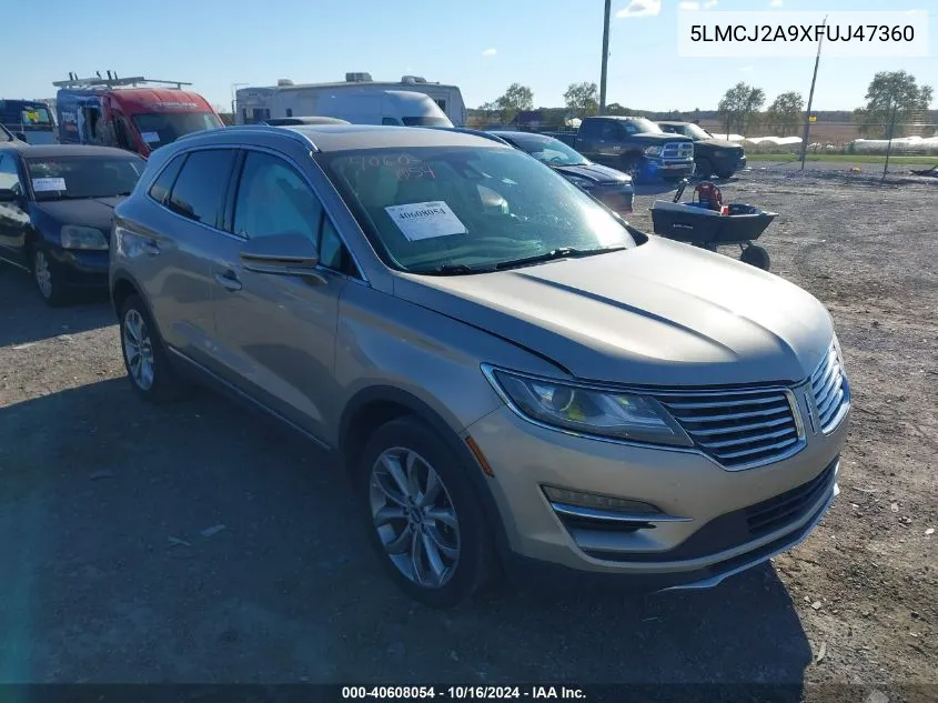 5LMCJ2A9XFUJ47360 2015 Lincoln Mkc