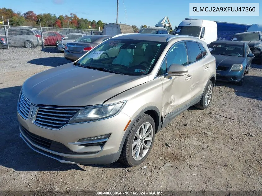 5LMCJ2A9XFUJ47360 2015 Lincoln Mkc