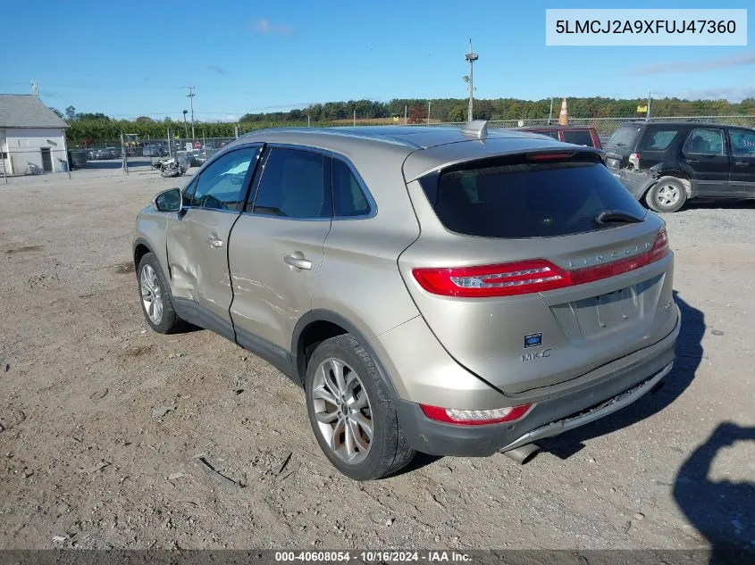 5LMCJ2A9XFUJ47360 2015 Lincoln Mkc