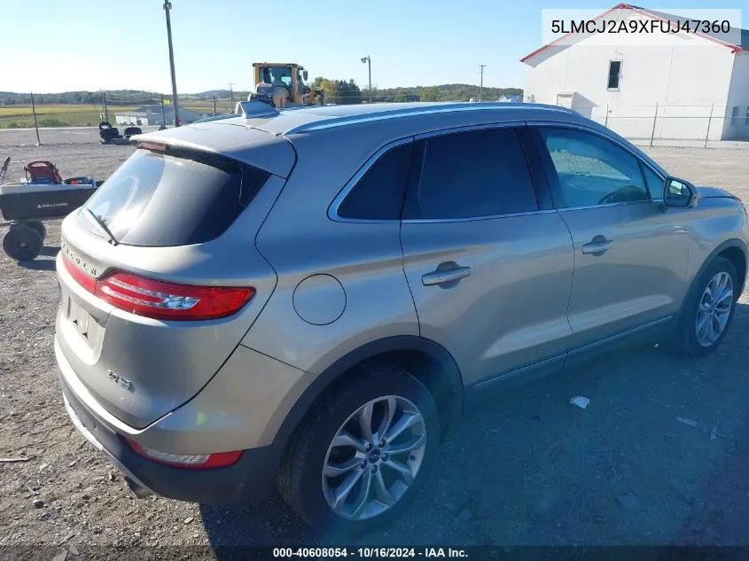 5LMCJ2A9XFUJ47360 2015 Lincoln Mkc