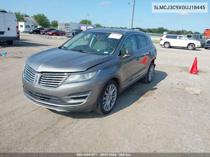 5LMCJ3C9XGUJ18445 2016 Lincoln Mkc Reserve