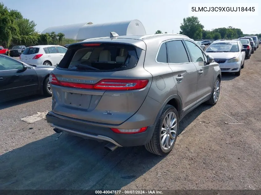 5LMCJ3C9XGUJ18445 2016 Lincoln Mkc Reserve