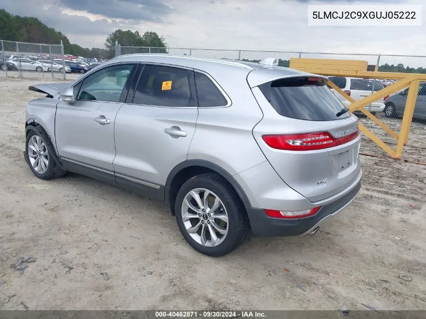 5LMCJ2C9XGUJ05222 2016 Lincoln Mkc Select