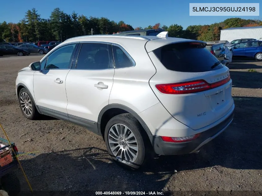 2016 Lincoln Mkc Reserve VIN: 5LMCJ3C95GUJ24198 Lot: 40548069