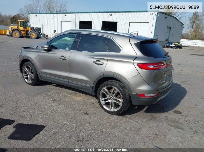 2016 Lincoln Mkc Reserve VIN: 5LMCJ3D99GUJ19889 Lot: 40716875