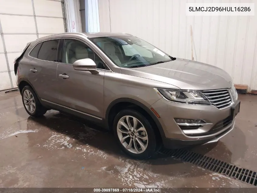 5LMCJ2D96HUL16286 2017 Lincoln Mkc Select