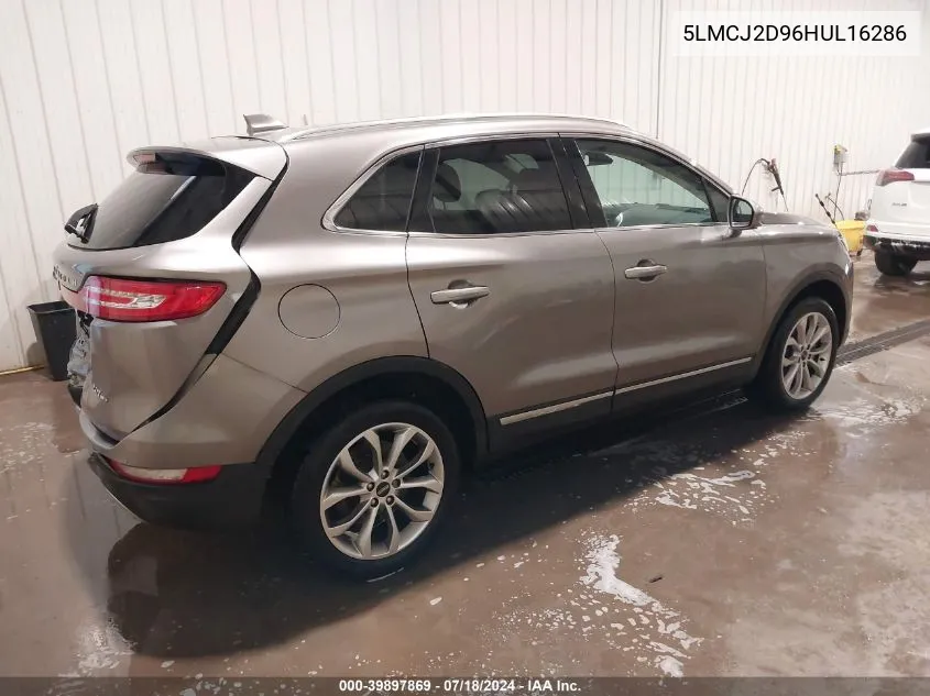 5LMCJ2D96HUL16286 2017 Lincoln Mkc Select