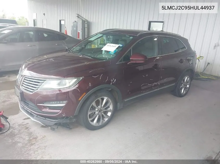 5LMCJ2C95HUL44937 2017 Lincoln Mkc Select