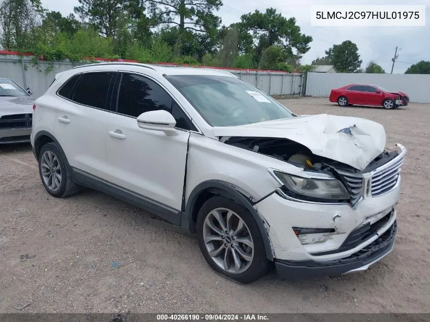 5LMCJ2C97HUL01975 2017 Lincoln Mkc Select